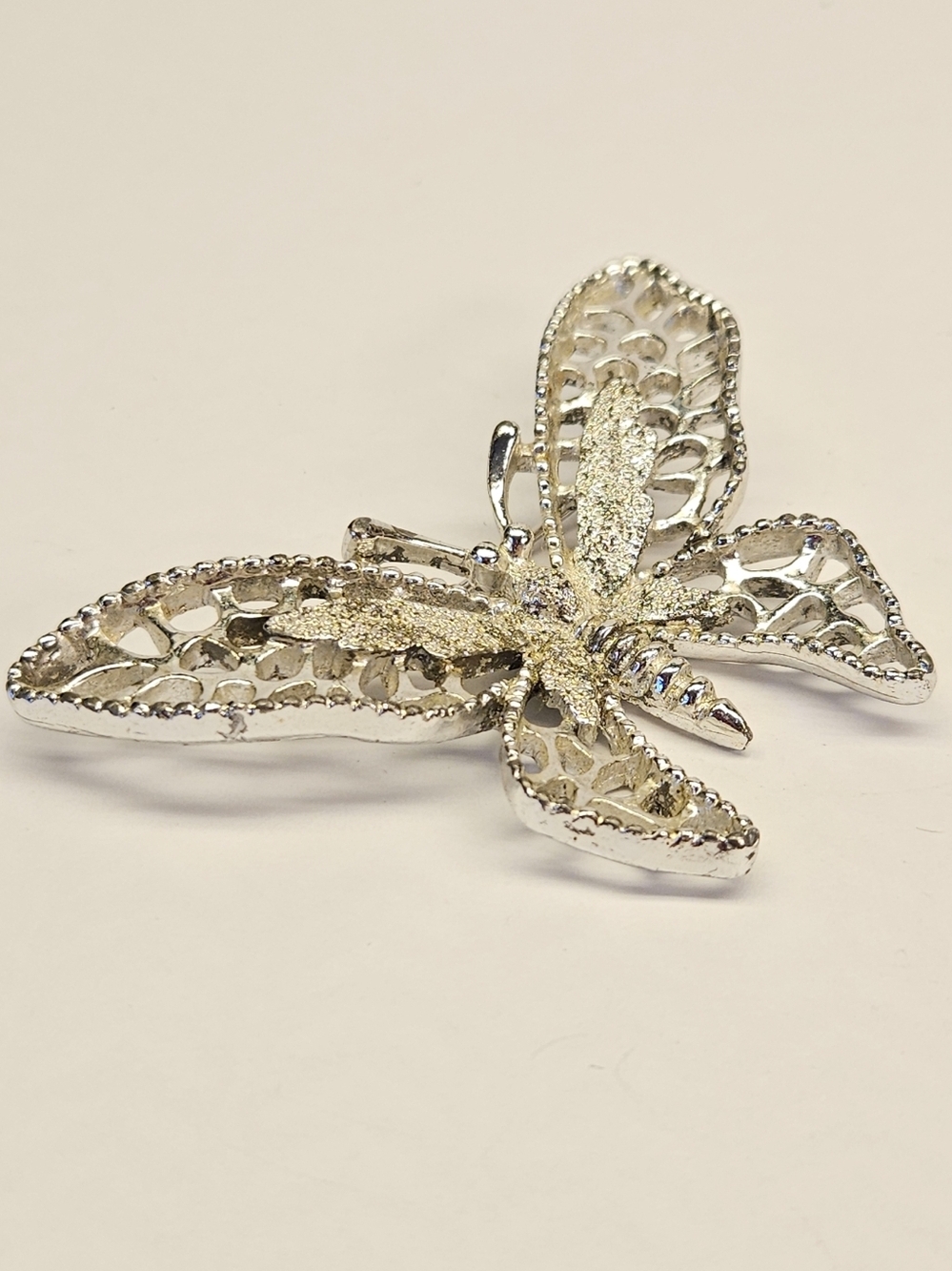 Vintage Sarah Coventry Madame Butterfly Brooch View 6